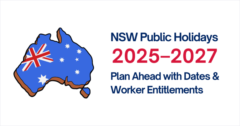 Complete List of NSW Public Holidays 2025–2027 for Workers and Residents